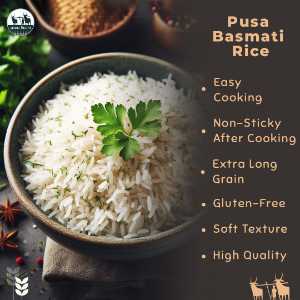 Apka Kisan Traditional Pusa Basmati Rice Unpolished Organic